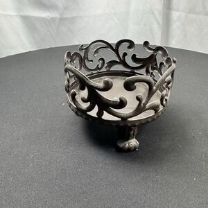 Celebrity Home Brown Metal Candle Stand